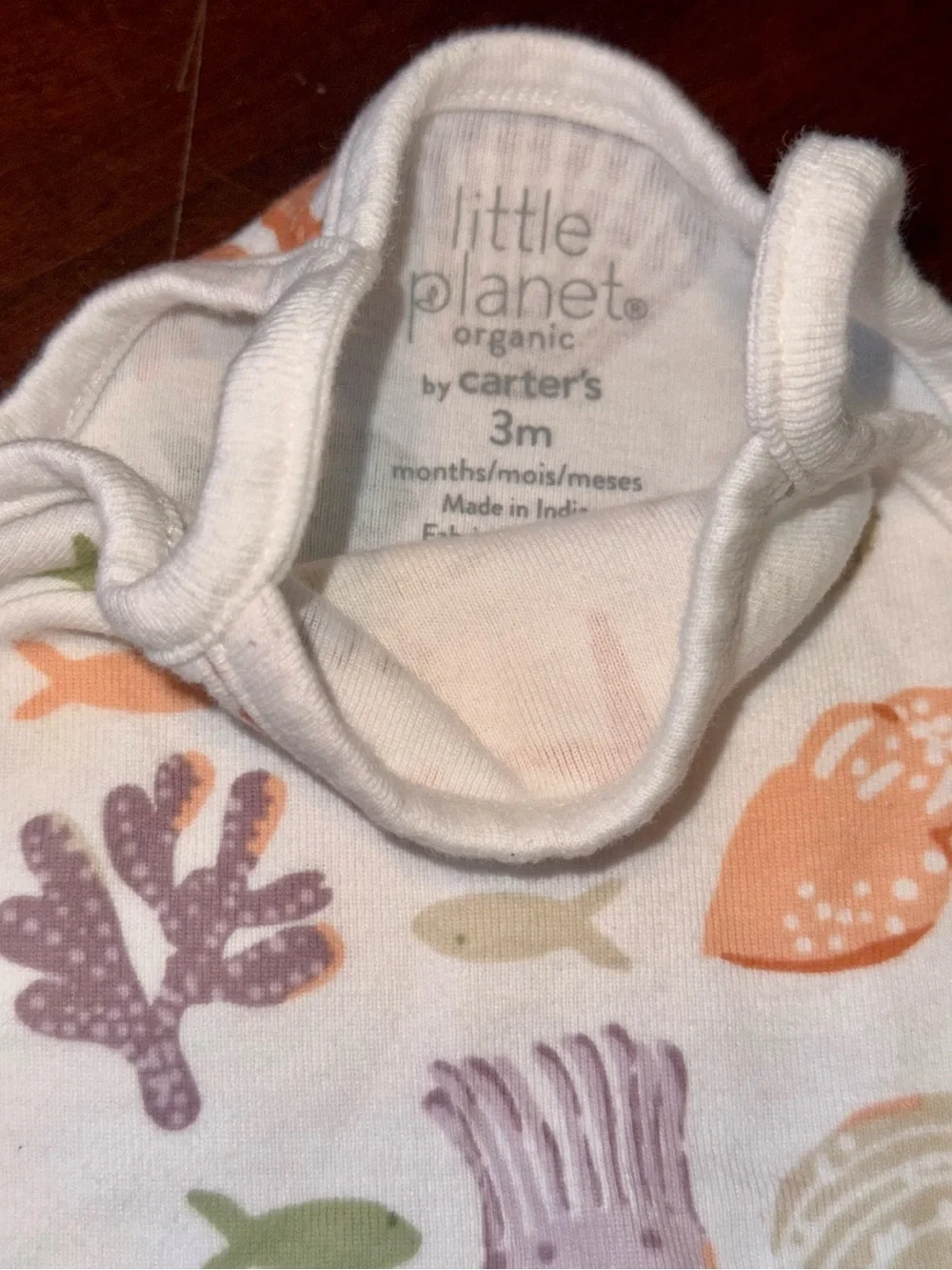 Little Planet Organic by Carter’s Ocean Print Bodysuit | 3 Months | EUC